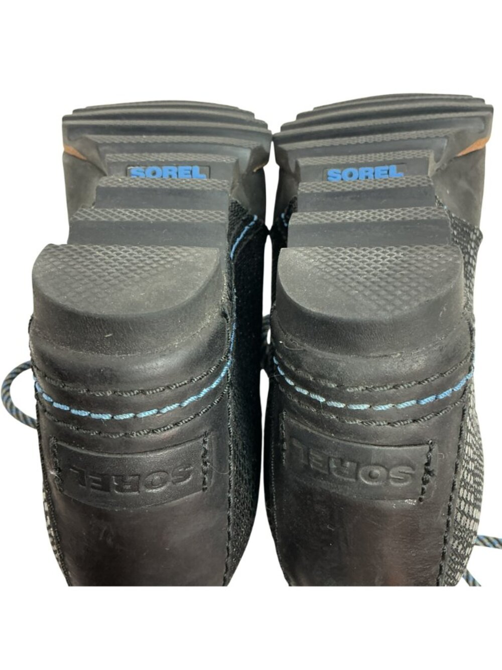 Sorel 1964 Premium Waterproof Snake Print Leather Lace Wedge Boots Womens 8.5 - Picture 10 of 15